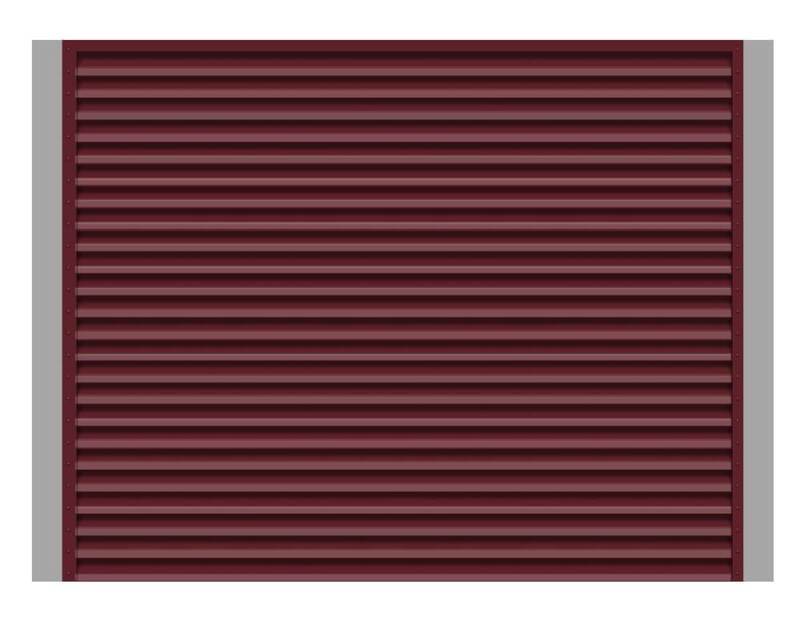 Забор-Жалюзи RAL 3005/3005 Матовый